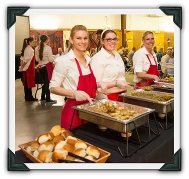 Humphrey's Staff at catering event.